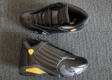 Wholesale Cheap Women's Air Jordan 14 Shoes Black/Metallic Gold