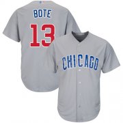 Wholesale Cheap Cubs #13 David Bote Grey New Cool Base Stitched MLB Jersey
