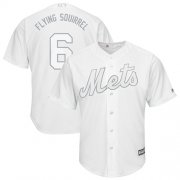 Wholesale Cheap Mets #6 Jeff McNeil White "Flying Squirrel" Players Weekend Cool Base Stitched MLB Jersey