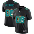 Wholesale Cheap Miami Dolphins Custom Men's Nike Team Logo Dual Overlap Limited NFL Jersey Black