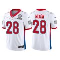 Wholesale Cheap Men's Cincinnati Bengals #28 Joe Mixon 2022 White AFC Pro Bowl Stitched Jersey