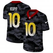 Cheap Los Angeles Rams #10 Cooper Kupp Men's Nike 2020 Black CAMO Vapor Untouchable Limited Stitched NFL Jersey