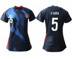 Wholesale Cheap Women 2020-2021 Season National Team America away aaa 5 blue Soccer Jerseys