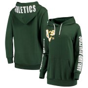Wholesale Cheap Oakland Athletics G-III 4Her by Carl Banks Women's 12th Inning Pullover Hoodie Green