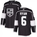 Wholesale Cheap Adidas Kings #6 Joakim Ryan Black Home Authentic Stitched Youth NHL Jersey