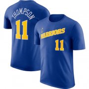 Wholesale Cheap Men's Golden State Warriors #11 Klay Thompson Blue 2022-23 Name & Number T-Shirt