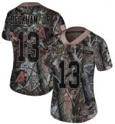 Wholesale Cheap Nike Giants #13 Odell Beckham Jr Camo Women's Stitched NFL Limited Rush Realtree Jersey
