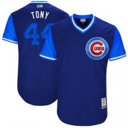 Wholesale Cheap Cubs #44 Anthony Rizzo Royal "Tony" Players Weekend Authentic Stitched MLB Jersey