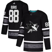 Wholesale Cheap Adidas Sharks #88 Brent Burns Black Authentic 2019 All-Star Stitched NHL Jersey
