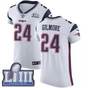 Wholesale Cheap Nike Patriots #24 Stephon Gilmore White Super Bowl LIII Bound Men's Stitched NFL Vapor Untouchable Elite Jersey