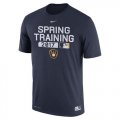 Wholesale Cheap Men's Milwaukee Brewers Nike Navy Authentic Collection Legend Team Issue Performance T-Shirt