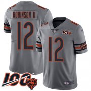 Wholesale Cheap Nike Bears #12 Allen Robinson II Silver Men's Stitched NFL Limited Inverted Legend 100th Season Jersey