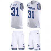 Wholesale Cheap Nike Cowboys #31 Trevon Diggs White Team Color Men's Stitched NFL Limited Tank Top Suit Jersey
