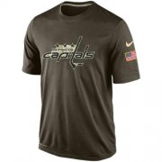 Wholesale Cheap Men's Washington Capitals Salute To Service Nike Dri-FIT T-Shirt