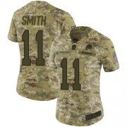 Wholesale Cheap Nike Redskins #11 Alex Smith Camo Women's Stitched NFL Limited 2018 Salute to Service Jersey