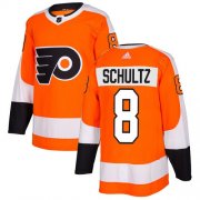 Wholesale Cheap Adidas Flyers #8 Dave Schultz Orange Home Authentic Stitched Youth NHL Jersey