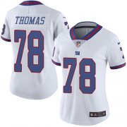 Wholesale Cheap Nike Giants #78 Andrew Thomas White Women's Stitched NFL Limited Rush Jersey