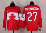 Wholesale Cheap Olympic 2014 CA. #27 Alex Pietrangelo Red Stitched NHL Jersey