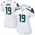 Wholesale Cheap Women's Seattle Seahawks #19 Penny Hart Nike White Game Jersey