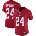 Wholesale Cheap Nike Giants #24 James Bradberry Red Alternate Women's Stitched NFL Vapor Untouchable Limited Jersey