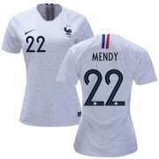 Wholesale Cheap Women's France #22 Mendy Away Soccer Country Jersey
