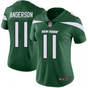 Wholesale Cheap Nike Jets #11 Robby Anderson Green Team Color Women's Stitched NFL Vapor Untouchable Limited Jersey