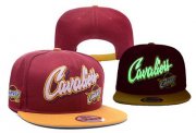 Wholesale Cheap NBA Cleveland Cavaliers Adjustable Snapback Hat YD160627121