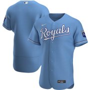Wholesale Cheap Kansas City Royals Men's Nike Light Blue Alternate 2020 Authentic MLB Jersey