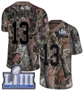 Wholesale Cheap Nike Rams #13 Kurt Warner Camo Super Bowl LIII Bound Men's Stitched NFL Limited Rush Realtree Jersey
