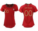 Wholesale Cheap Women's Portugal Personalized Home Soccer Country Jersey