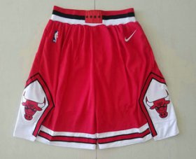 Wholesale Cheap Men\'s Chicago Bulls Red 2019 Nike Swingman Stitched NBA Shorts