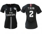 Wholesale Cheap Women's Jordan Paris Saint-Germain #2 T.Silva Home Soccer Club Jersey