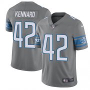 Wholesale Cheap Nike Lions #42 Devon Kennard Gray Men's Stitched NFL Limited Rush Jersey