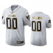 Wholesale Cheap Tampa Bay Buccaneers Custom Men's Nike White Golden Edition Vapor Limited NFL 100 Jersey