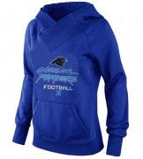 Wholesale Cheap Women's Carolina Panthers Big & Tall Critical Victory Pullover Hoodie Blue