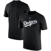 Wholesale Cheap Los Angeles Dodgers Nike Batting Practice Logo Legend Performance T-Shirt Black