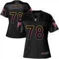 Wholesale Cheap Nike Buccaneers #78 Tristan Wirfs Black Women's NFL Fashion Game Jersey