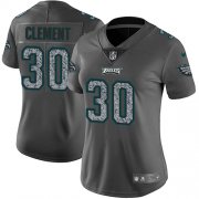 Wholesale Cheap Nike Eagles #30 Corey Clement Gray Static Women's Stitched NFL Vapor Untouchable Limited Jersey