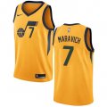 Wholesale Cheap Men's NBA Utah Jazz #7 Pete Maravich Swingman Gold Association Edition Nike Jersey