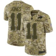 Wholesale Cheap Nike Bills #11 Zay Jones Camo Youth Stitched NFL Limited 2018 Salute to Service Jersey