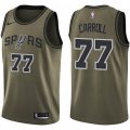 Wholesale Cheap Nike Spurs #77 DeMarre Carroll Green NBA Swingman Salute to Service Jersey