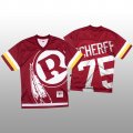 Wholesale Cheap NFL Washington Redskins #75 Brandon Scherff Red Men's Mitchell & Nell Big Face Fashion Limited NFL Jersey