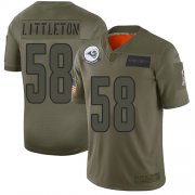 Wholesale Cheap Nike Rams #58 Cory Littleton Camo Youth Stitched NFL Limited 2019 Salute to Service Jersey