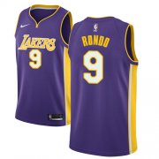 Wholesale Cheap Women's Nike Los Angeles Lakers #9 Rajon Rondo Purple NBA Swingman Statement Edition Jersey