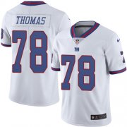Wholesale Cheap Nike Giants #78 Andrew Thomas White Men's Stitched NFL Limited Rush Jersey