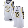 Wholesale Cheap Nike Pacers #12 Tyreke Evans White NBA Swingman Association Edition Jersey