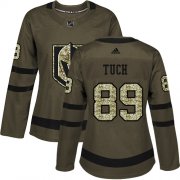 Wholesale Cheap Adidas Golden Knights #89 Alex Tuch Green Salute to Service Women's Stitched NHL Jersey