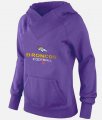 Wholesale Cheap Women's Denver Broncos Big & Tall Critical Victory Pullover Hoodie Purple