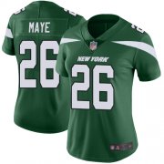 Wholesale Cheap Nike Jets #26 Marcus Maye Green Team Color Women's Stitched NFL Vapor Untouchable Limited Jersey