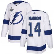 Cheap Adidas Lightning #14 Pat Maroon White Road Authentic Youth 2020 Stanley Cup Champions Stitched NHL Jersey